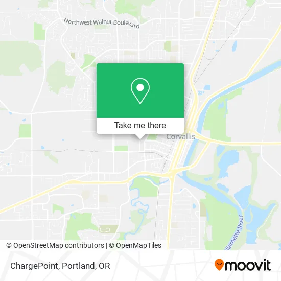 Mapa de ChargePoint