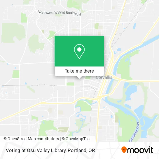 Mapa de Voting at Osu Valley Library