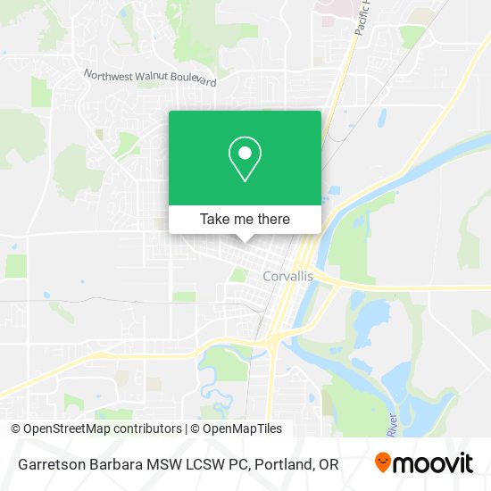Garretson Barbara MSW LCSW PC map