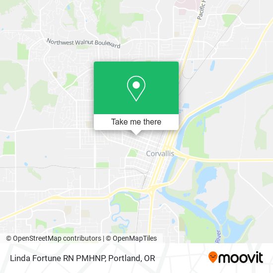 Linda Fortune RN PMHNP map
