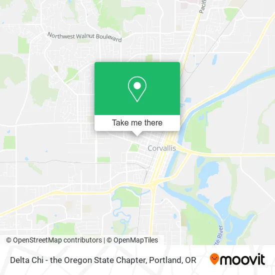 Delta Chi - the Oregon State Chapter map