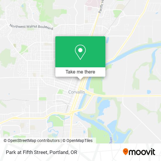 Park at Fifth Street map