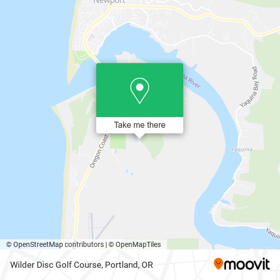 Wilder Disc Golf Course map