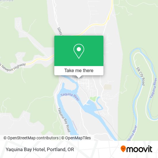 Yaquina Bay Hotel map