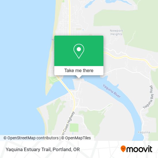 Mapa de Yaquina Estuary Trail