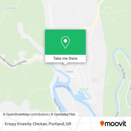 Mapa de Krispy Krunchy Chicken