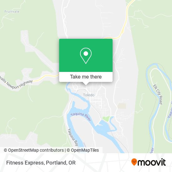 Fitness Express map