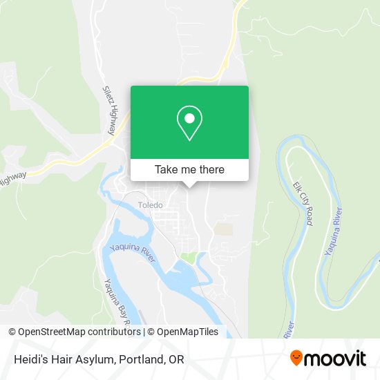 Heidi's Hair Asylum map