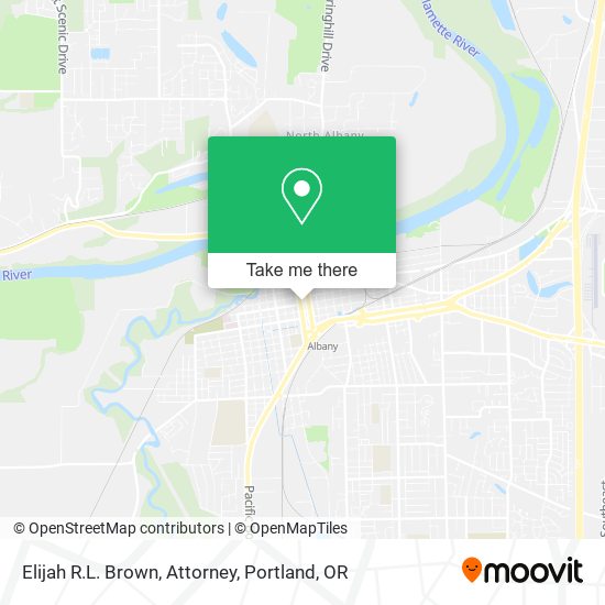 Elijah R.L. Brown, Attorney map