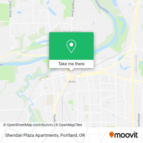 Sheridan Plaza Apartments map