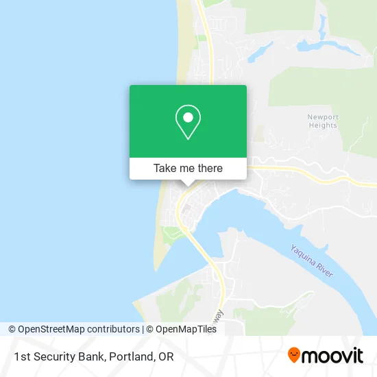 1st Security Bank map