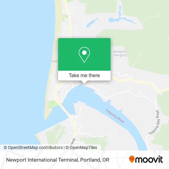 Newport International Terminal map