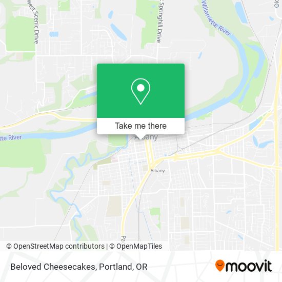 Beloved Cheesecakes map
