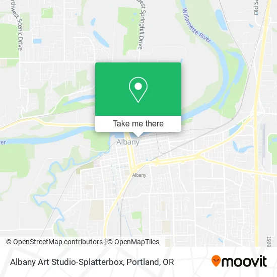 Albany Art Studio-Splatterbox map