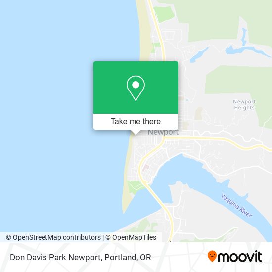 Don Davis Park Newport map