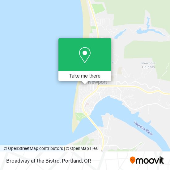 Broadway at the Bistro map