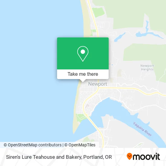 Siren's Lure Teahouse and Bakery map