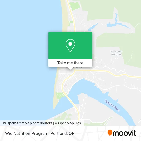 Mapa de Wic Nutrition Program