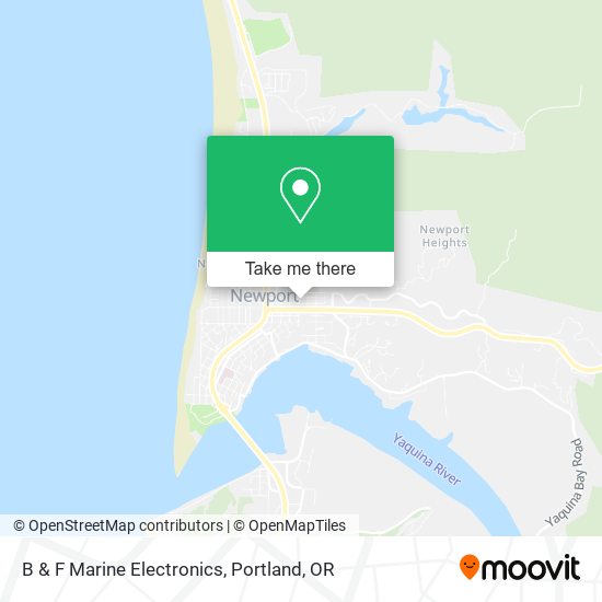 B & F Marine Electronics map