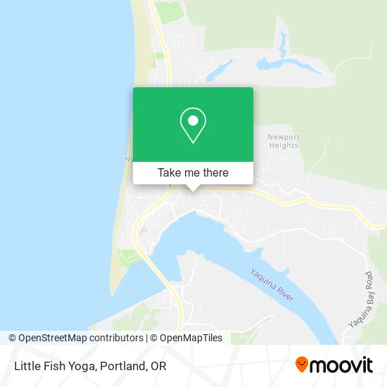 Little Fish Yoga map