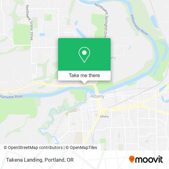 Mapa de Takena Landing