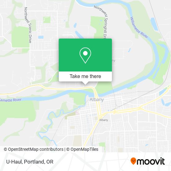 U-Haul map