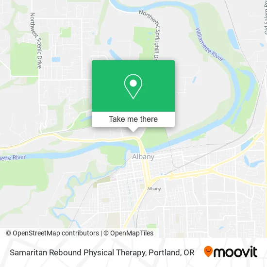 Samaritan Rebound Physical Therapy map