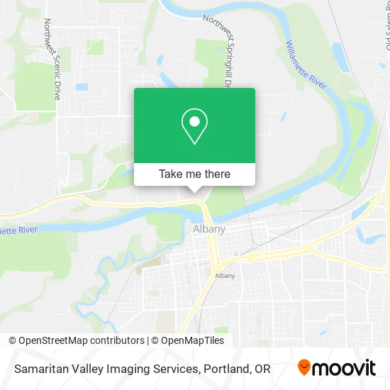 Samaritan Valley Imaging Services map