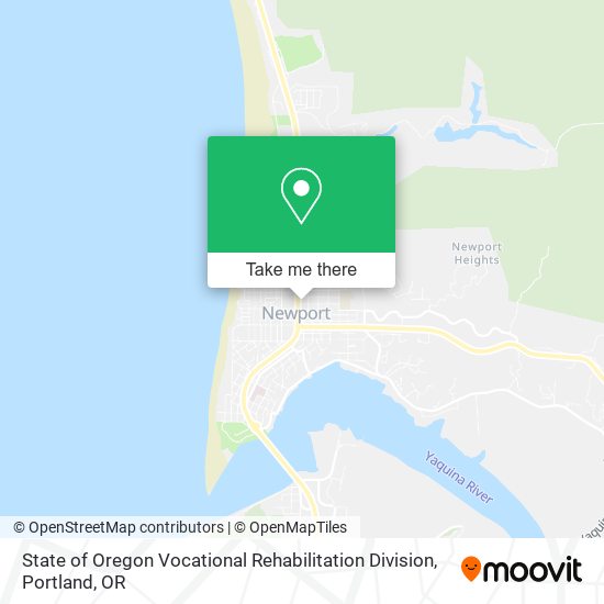 Mapa de State of Oregon Vocational Rehabilitation Division
