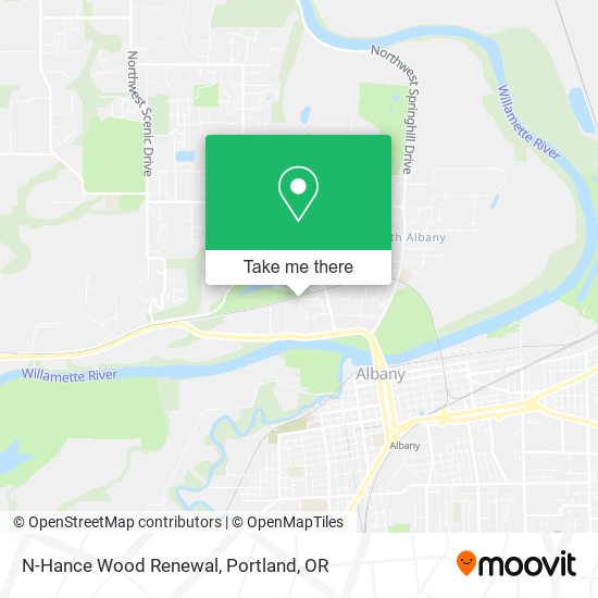 N-Hance Wood Renewal map