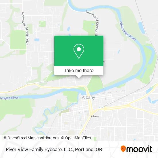 River View Family Eyecare, LLC. map