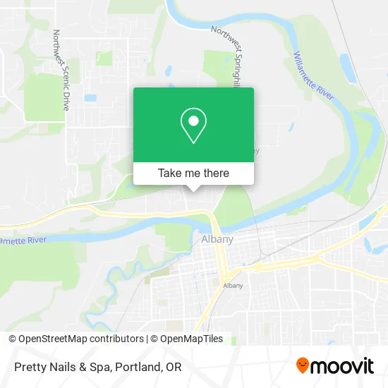 Pretty Nails & Spa map