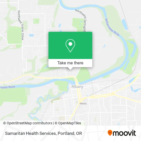 Samaritan Health Services map