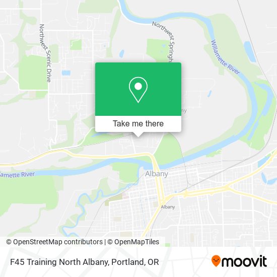 F45 Training North Albany map