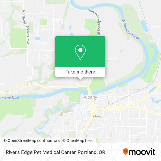 Mapa de River's Edge Pet Medical Center