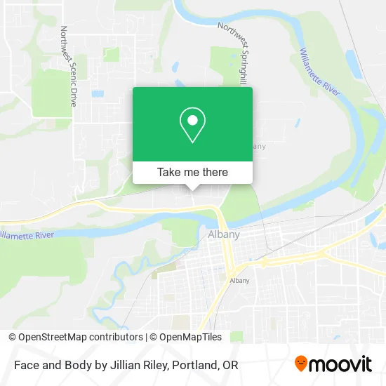 Face and Body by Jillian Riley map