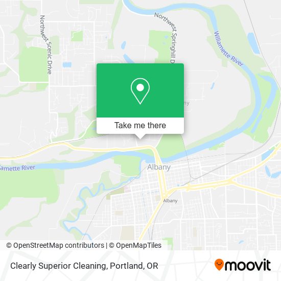Clearly Superior Cleaning map