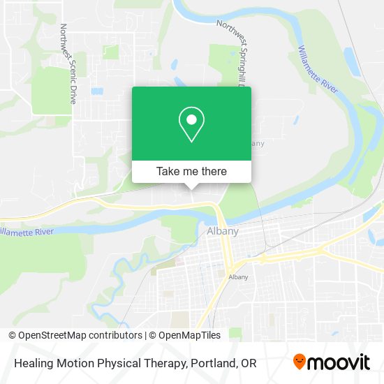 Healing Motion Physical Therapy map