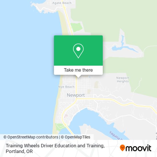 Mapa de Training Wheels Driver Education and Training