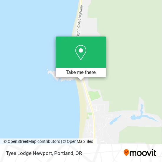 Mapa de Tyee Lodge Newport