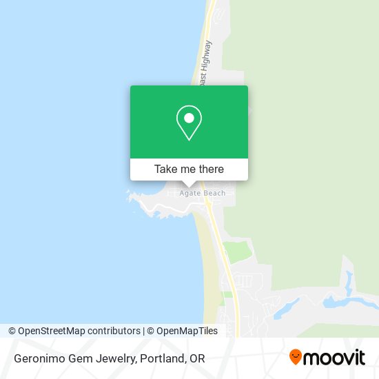 Geronimo Gem Jewelry map