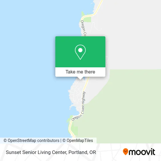 Sunset Senior Living Center map
