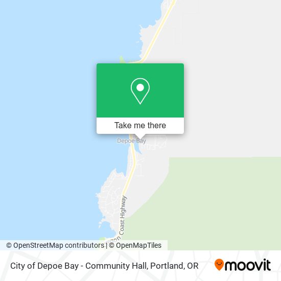 City of Depoe Bay - Community Hall map