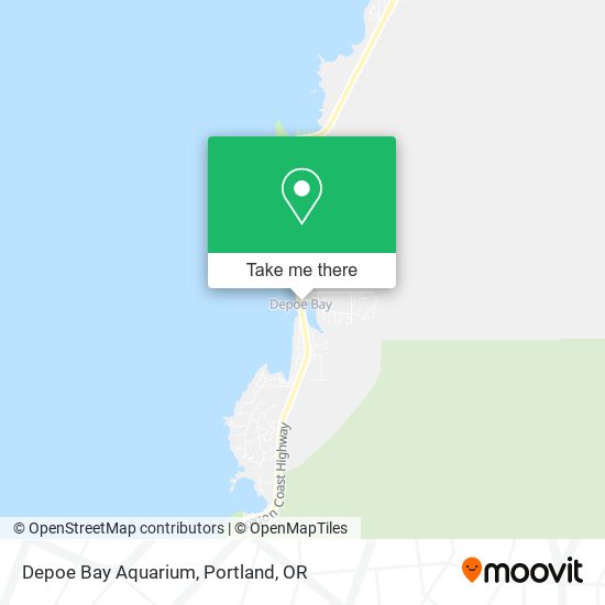 Depoe Bay Aquarium map
