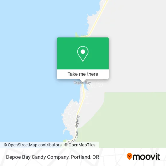 Depoe Bay Candy Company map