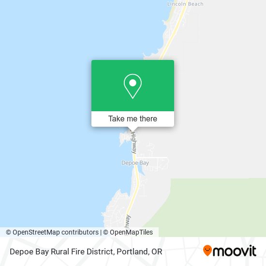 Mapa de Depoe Bay Rural Fire District