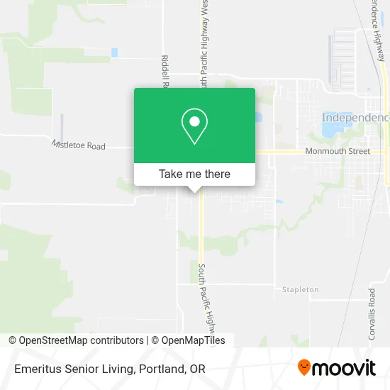 Emeritus Senior Living map