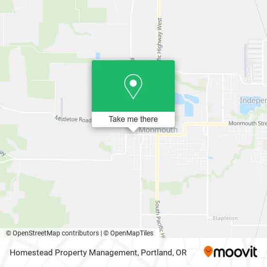 Mapa de Homestead Property Management