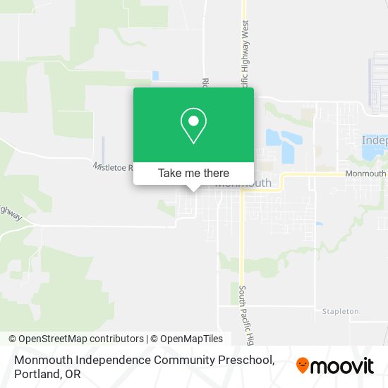Monmouth Independence Community Preschool map