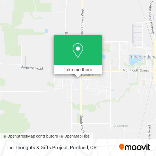 The Thoughts & Gifts Project map